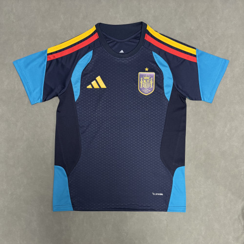 26-27年西班牙訓練服青色S-4XL