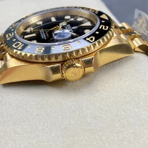 Clean廠40mm，丹東3285一體機芯，全金，半金水鬼，皮蛋圈格林尼治ll系列