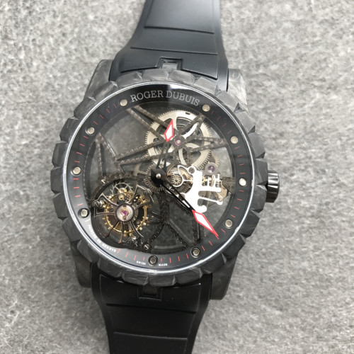 BBR廠新品羅傑杜彼碳纖維材質陀飛輪腕表EXCALIBUR（王者系列）型號DBEX0577