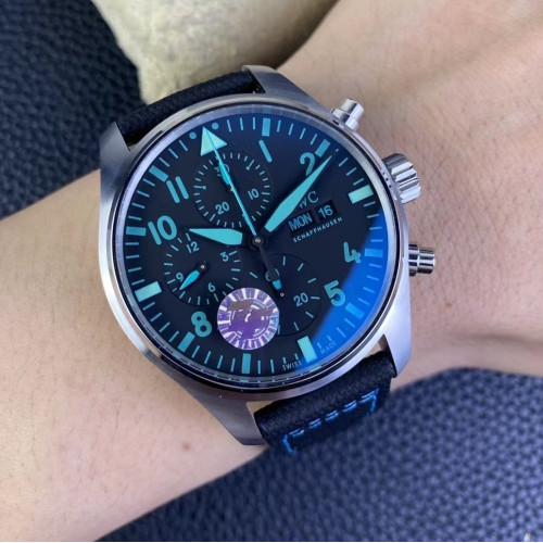 【5個款式，帶圖詢價】MKS厰萬國，41mm，透底款，飛行員計時系列