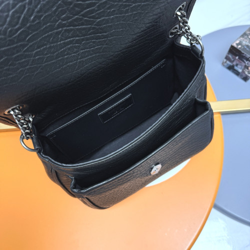 NIKI 22cm 28cm大象紋銀扣，黑色，型號533037