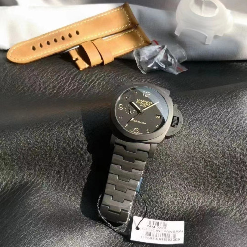 SBF廠沛納海438一體機芯， 動能窗升級版