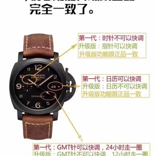 SBF廠沛納海441一體機芯， 動能窗升級版，採用P9001​一體機芯升級