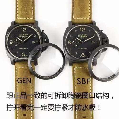 SBF廠沛納海441一體機芯， 動能窗升級版，採用P9001​一體機芯升級