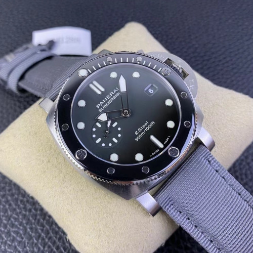 SBF廠沛納海PAM1288， 灰色拋光漸變錶盤，44mm亞洲手腕的黃金尺寸