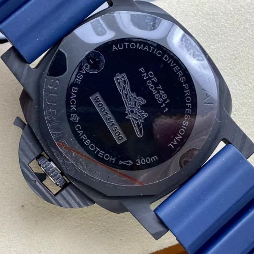 SBF廠沛納海，PAM1232，44mm碳纖維錶殼