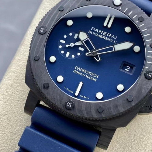 SBF廠沛納海，PAM1232，44mm碳纖維錶殼