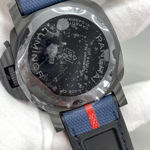 VS厰沛納海，PAM1529，44mm，碳纖維款，超強夜光，功能調時對版