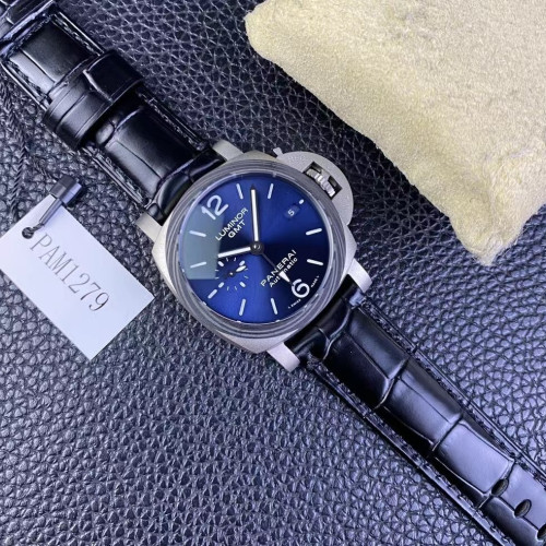 VS廠噴沙鈦金屬沛納海PAM1279，碳纖維圈口，搭載Cal.P.9010一體機芯，42mm