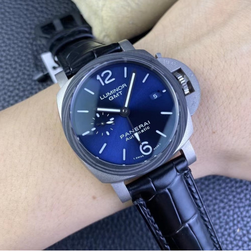 VS廠噴沙鈦金屬沛納海PAM1279，碳纖維圈口，搭載Cal.P.9010一體機芯，42mm