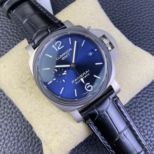 VS廠噴沙鈦金屬沛納海PAM1279，碳纖維圈口，搭載Cal.P.9010一體機芯，42mm