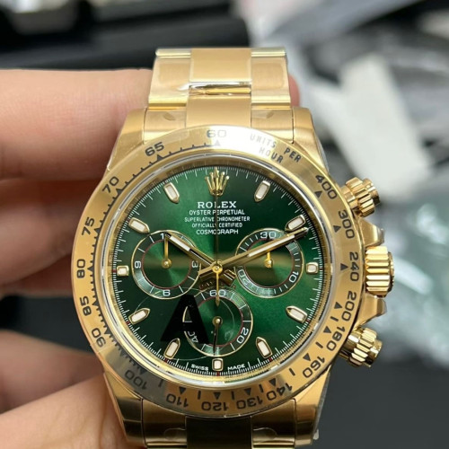 VS廠最新V3升級版勞力士116508綠金迪 配重180克 裝載丹東4130一體機芯
