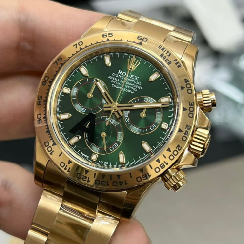 VS廠最新V3升級版勞力士116508綠金迪 配重180克 裝載丹東4130一體機芯