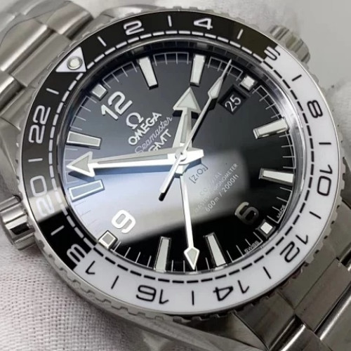 VS廠出品，歐米茄海馬系列海洋宇宙600米、43.5mm同軸GMT兩地時間腕錶潛水錶