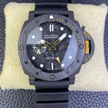 VS廠沛納海PAM1324，碳纖維，尺寸44mm，搭載VS獨家P.9000機芯