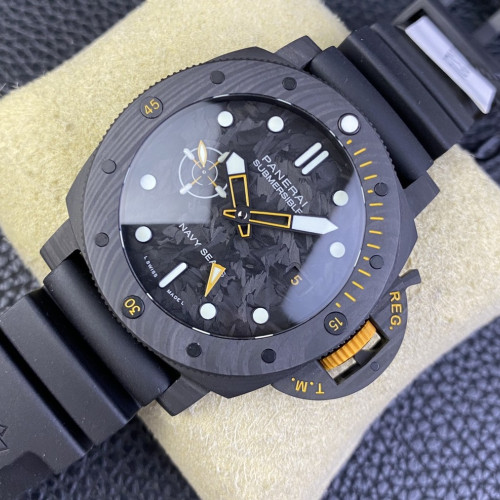 VS廠沛納海PAM1324，碳纖維，尺寸44mm，搭載VS獨家P.9000機芯