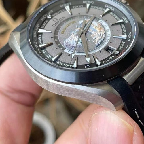 VS新品歐米茄海馬系列，43mm，鈦金屬版，新款永夜地球世界時