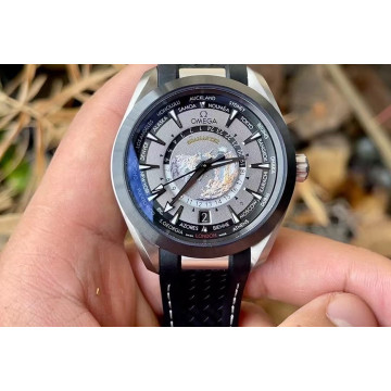 VS新品歐米茄海馬系列，43mm，鈦金屬版，新款永夜地球世界時