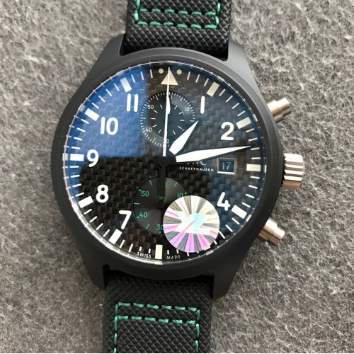 YL廠IWC萬國飛行員系列腕錶黑色TOP GUN 海軍空戰部隊計時腕錶