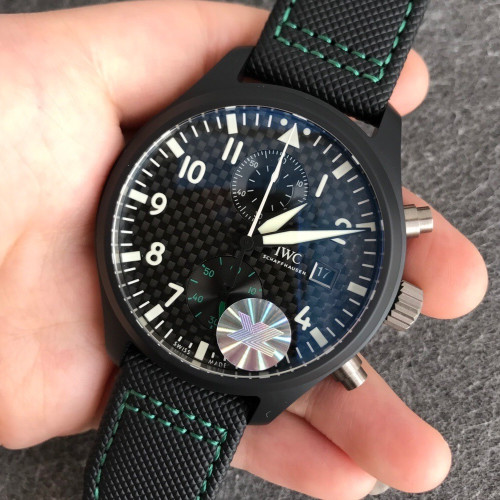 YL廠IWC萬國飛行員系列腕錶黑色TOP GUN 海軍空戰部隊計時腕錶