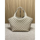 YSL ICARE tote 新款小号，型號858191奶茶色