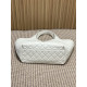 YSL ICARE tote 新款小号，型號858191白色