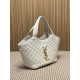 YSL ICARE tote 新款小号，型號858191白色