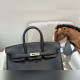  birkin25cm 原廠頂級小牛togo皮 黑色 銀扣 全手工