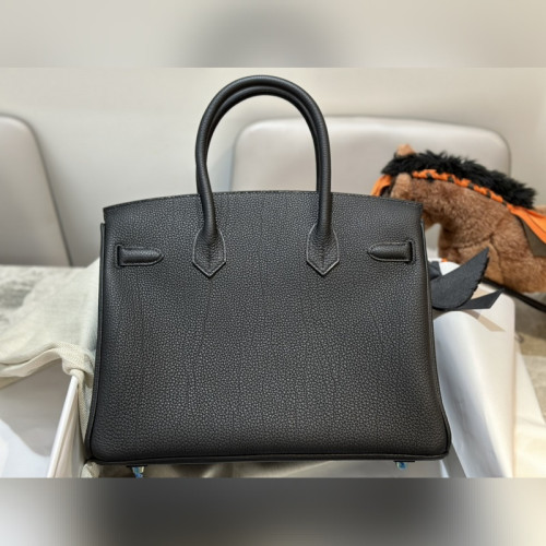 birkin30cm 原廠頂級小牛togo皮 黑色 金扣 全手工