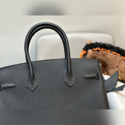 birkin30cm 原廠頂級小牛togo皮 黑色 金扣 全手工