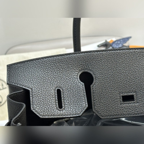 birkin30cm 黑色 原廠頂級小牛togo皮 銀扣 全手工