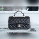 頂級進口原廠皮Chanel 23k 秋冬新款 雙C 手柄CF 黑色