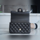 頂級進口原廠皮Chanel 23k 秋冬新款 雙C 手柄CF 黑色