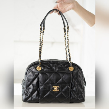 頂級進口原廠皮CHANEL 24A 保齡球 大號