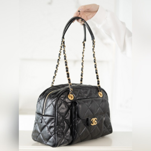 頂級進口原廠皮CHANEL 24A 保齡球 大號