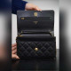 頂級進口原廠皮Chanel 24k woc發财包(紐扣版)黑牛金