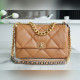 頂級進口原廠皮CHANEL BAG 中號 焦糖色