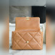 頂級進口原廠皮CHANEL BAG 中號 焦糖色