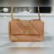 頂級進口原廠皮CHANEL BAG 正品皮 小號 焦糖色