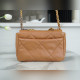 頂級進口原廠皮CHANEL BAG 正品皮 小號 焦糖色