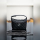 頂級進口原廠皮Chanel 25B 星星扣 飯盒包 黑銀