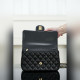 頂級進口原廠皮Chanel 25B 雙C手柄 CF 黑色 大號