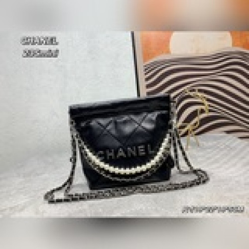 迷你號 不要錯過出貨火遍全球迷你垃圾袋白古銀金屬chanel 迷你mini垃