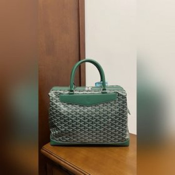 頂級進口原廠皮免稅版本新款Goyard Cisalpin公文包  雙拉鍊開合帆布