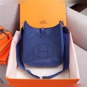 愛馬仕 hermes evelyne經典實用斜挎包 可調節肩帶  獨家年份編碼