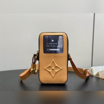 M14063老花黃皮 複古手機音樂包播放器 MUSIC PLAYER WEARA