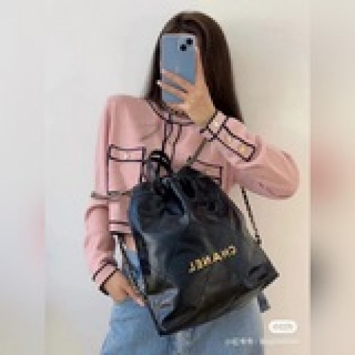 雙肩背包 今年上新的時髦點以年份數字為命名對準它!! 手袋”垃圾袋”每個顔