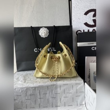 法國 高端定制品 CHANEL Chanel25S 春夏hobo抽繩水桶min