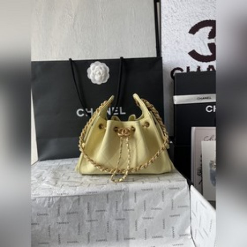 法國 高端定制品 CHANEL Chanel25S 春夏hobo抽繩水桶min