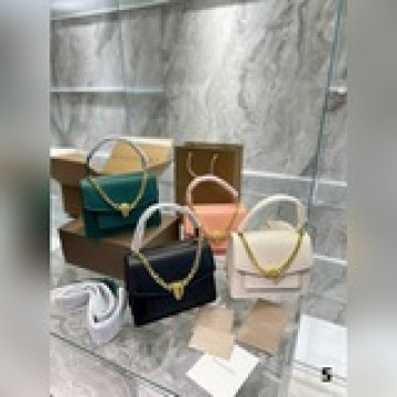Serpenti Forever Maxi Chain系列小号斜挎包，采用森林翡